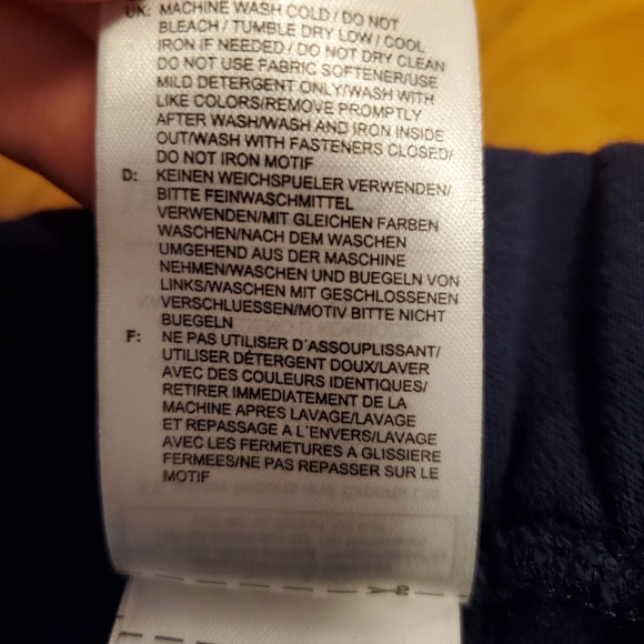 Adidas by Stella McCartney navy blue high waist polar joggers. Pink. Size S. - Picture 9 of 14